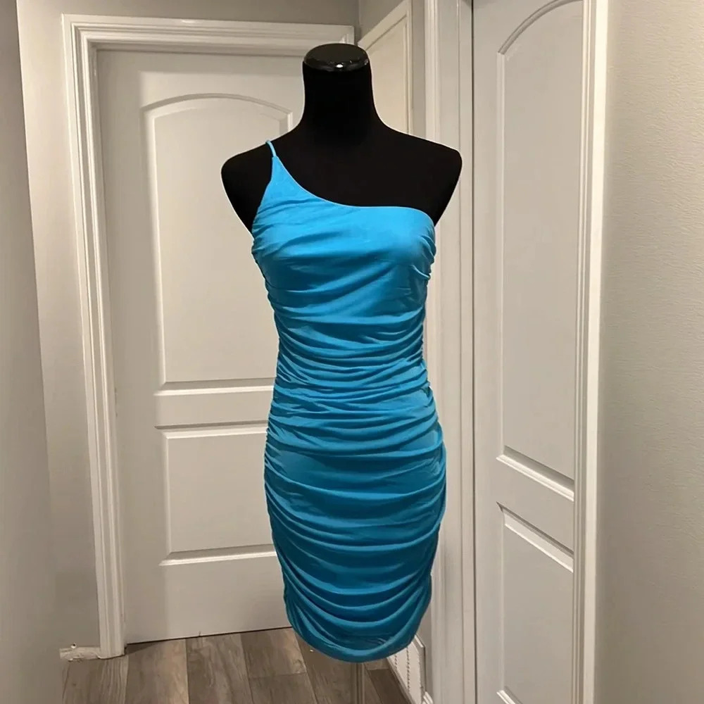 Princess Polly Jocasta Turquoise Mini Dress * New‎